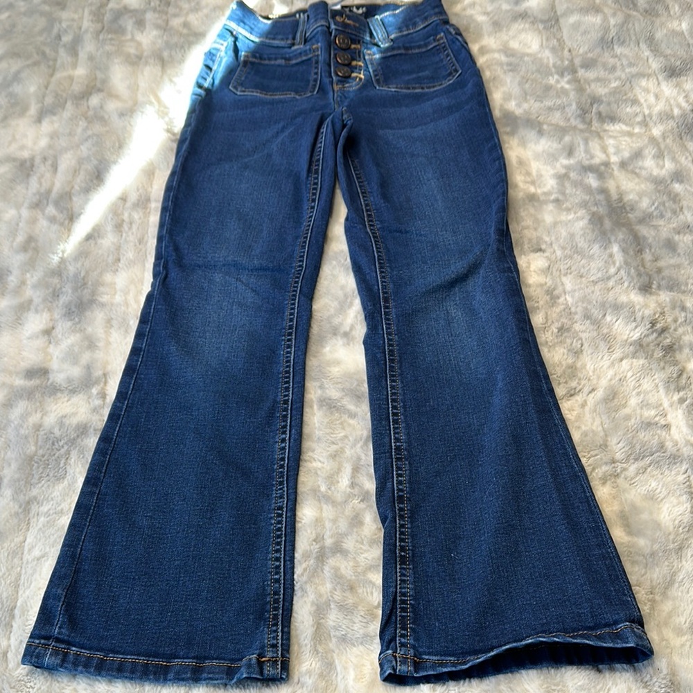 Blue Flared Jeans